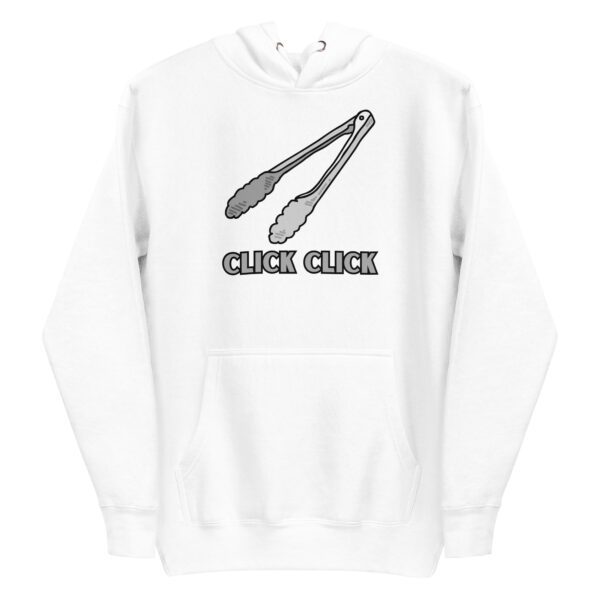 Click Click Tongs Unisex Hoodie White Stupid Shirts Store